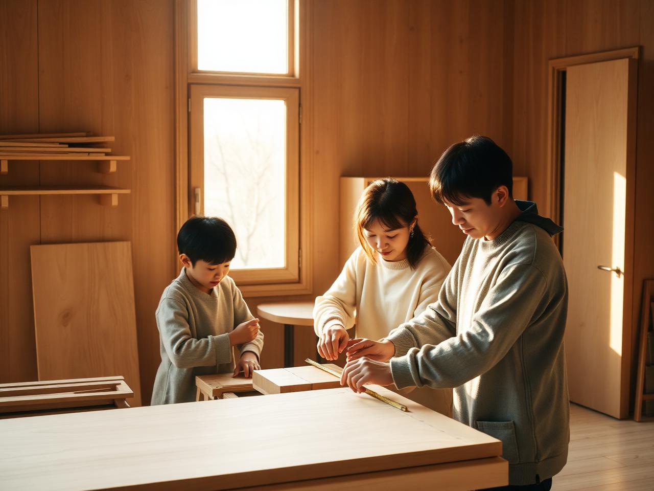 가족이 직접 만드는 한강하우징