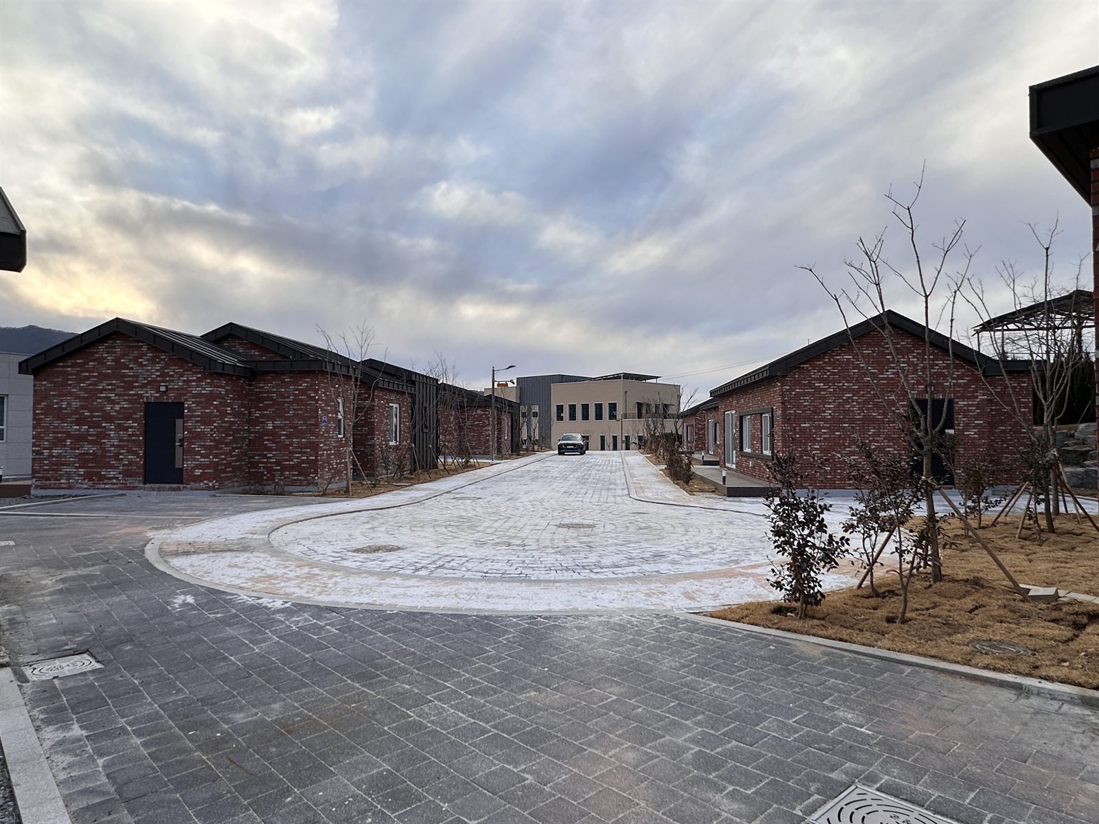 곡성 러스틱타운 조성사업 — 단지 진입로에서 본 전경